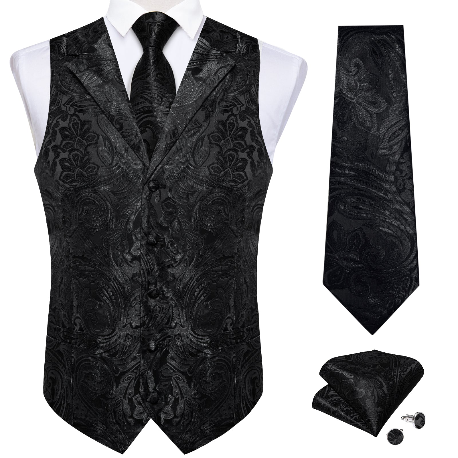 black vest for men near me