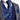 Men's Classic Blue Paisley Jacquard Silk Waistcoat Vest Handkerchief Cufflinks Tie Vest Suit Set (1929710862378)