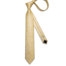 Yellow Floral Men's Tie Pocket Square Cufflinks Set