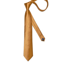 Golden Solid Men's Tie