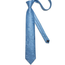 Blue Paisley Silk Tie Necktie