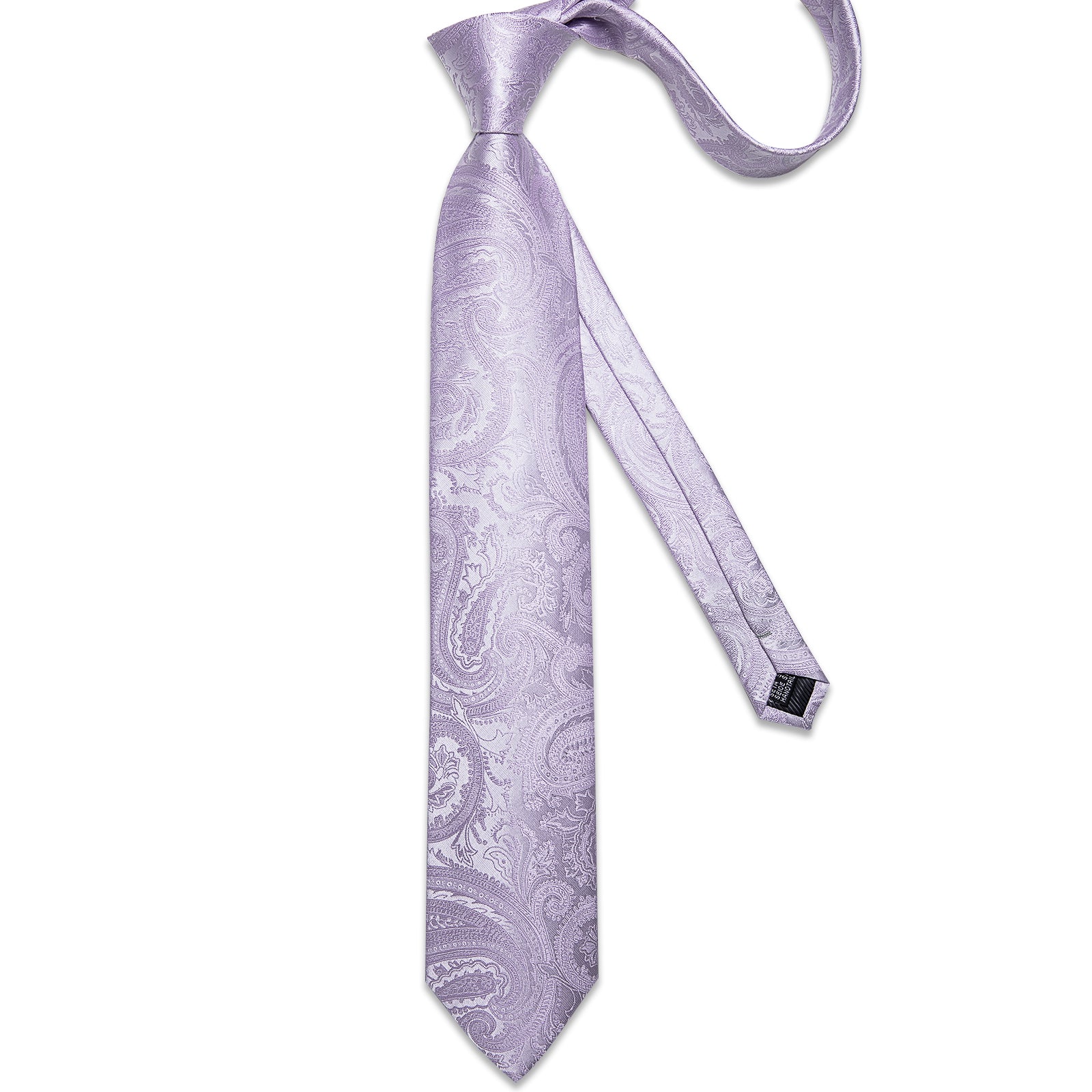  Floral Tie Lavender Purple Men's Silk Necktie
