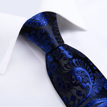 Blue Paisley Silk Ties Necktie