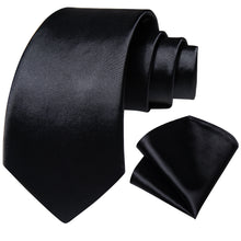 Black Tie Solid Men's Tie