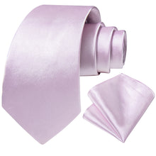 Light Purple Solid Silk Men's Necktie