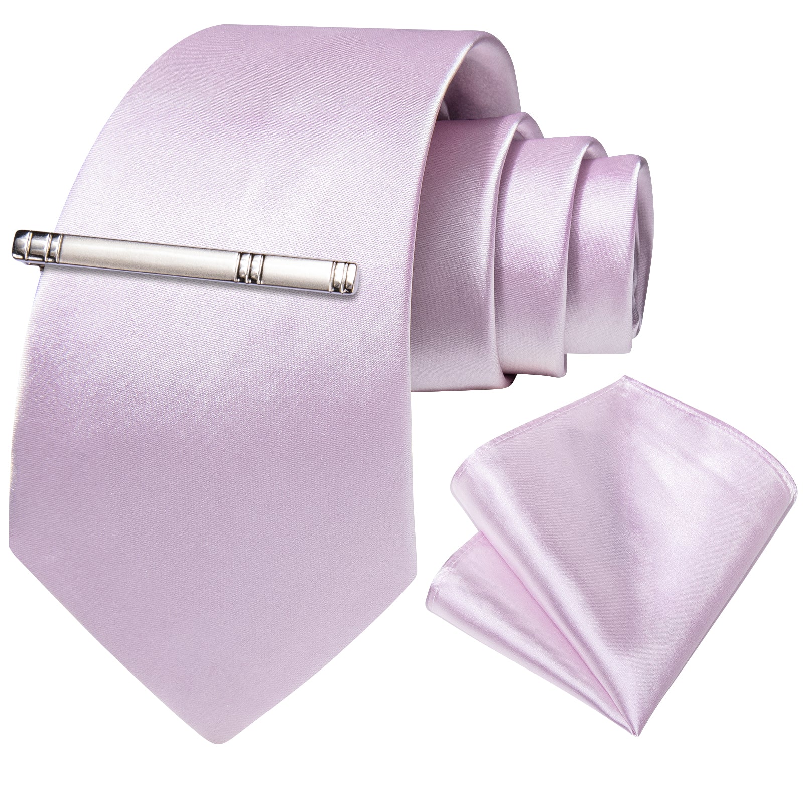  Thistle Purple Solid Silk Men's Necktie 