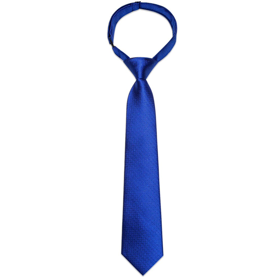 Blue Stripe Silk Kid's Tie Pocket Square Set