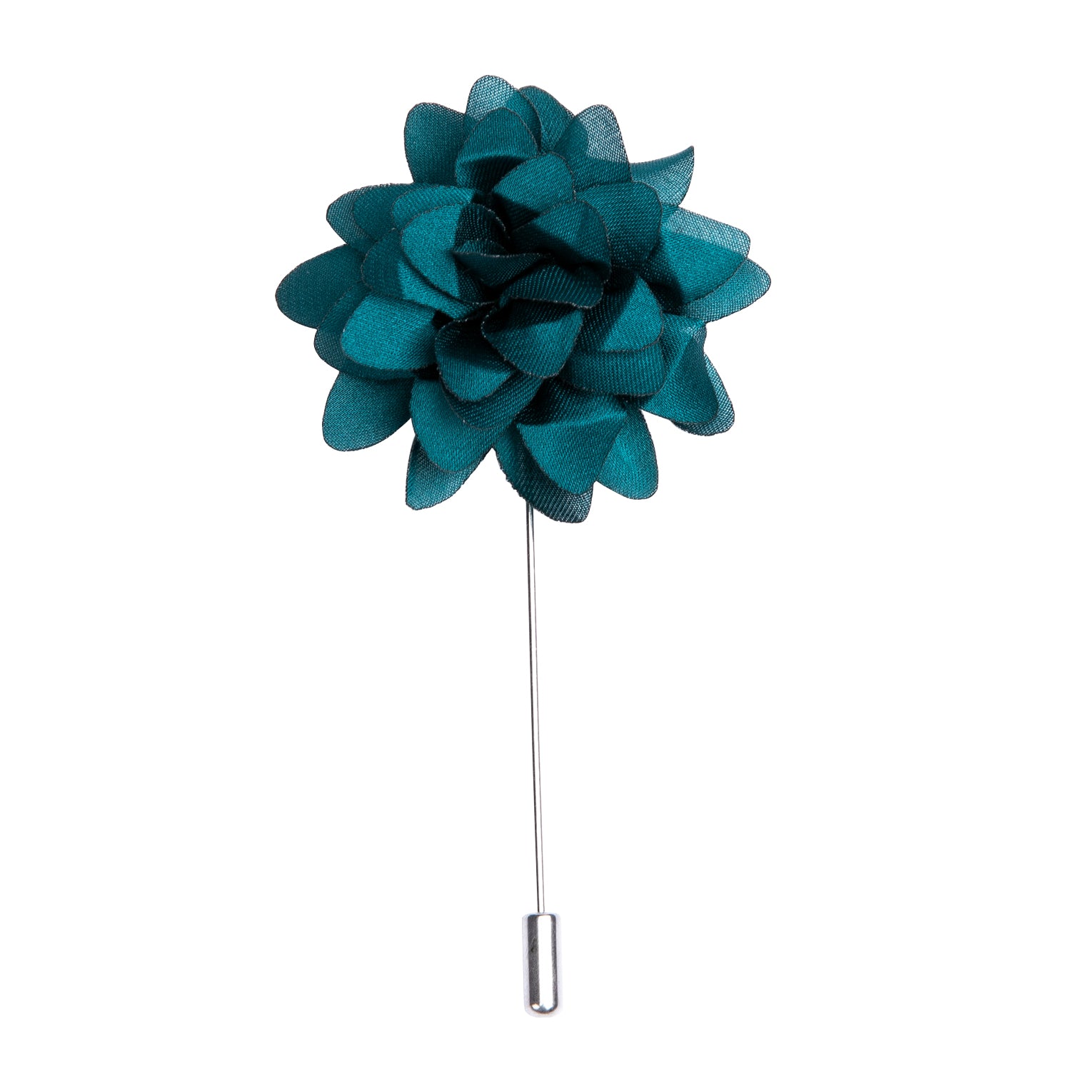 Luxury Green Floral Lapel Pin