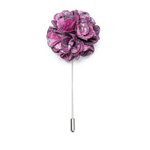 Luxury Pink Floral Lapel Pin